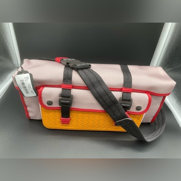 NEW Bottega Veneta Nappa Intrecciato Leather Studded Biletto Chain Crossbody - Picture 2 of 12